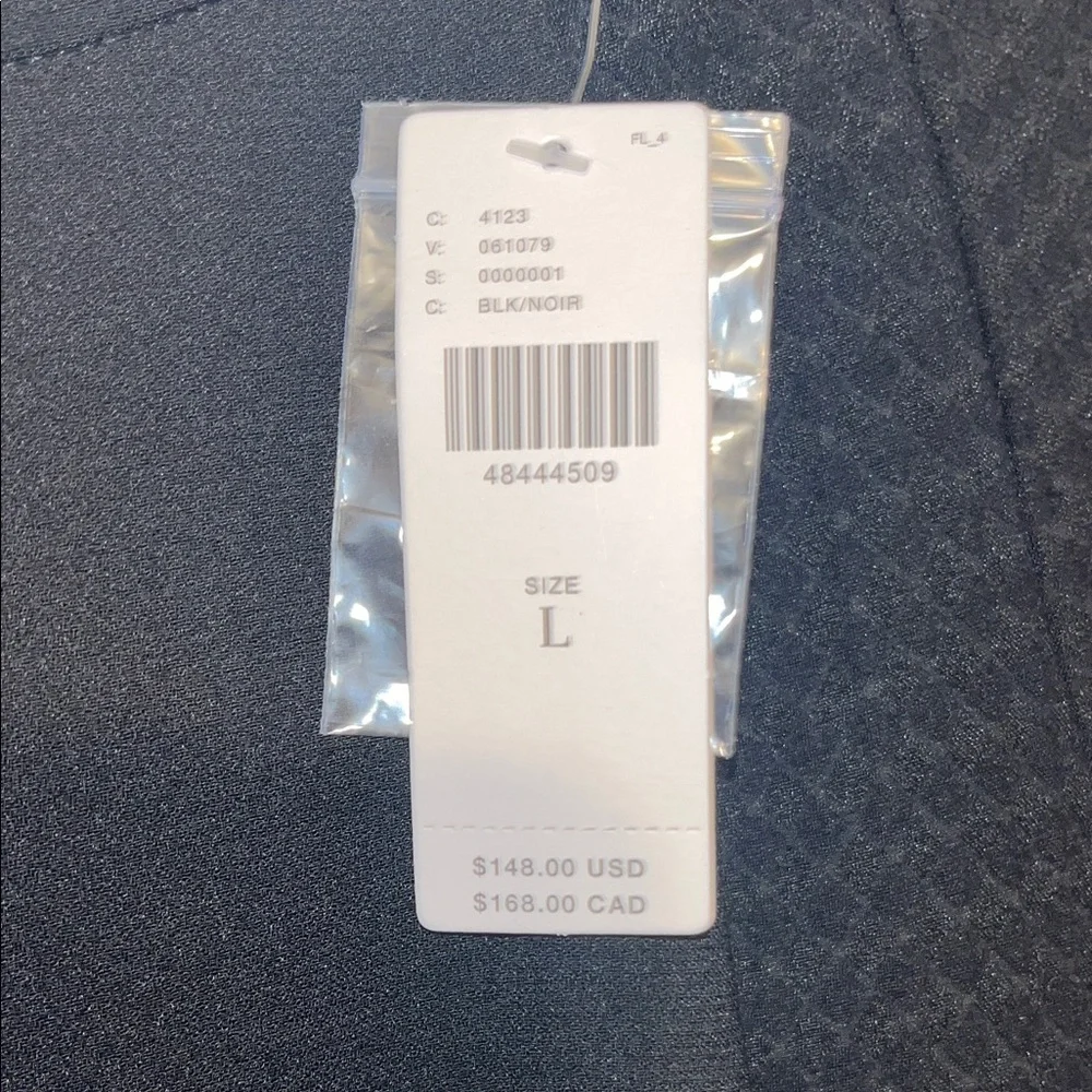 Anthropologie Black Textured Short Sleeve Dress - Picture 9 of 9